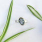 Anello REBEL con acquamarina