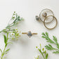 Anello in oro con diamante grezzo
