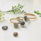 Anello in oro con diamante grezzo
