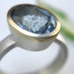 Anello REBEL con acquamarina