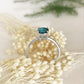 Solitario con Topazio London Blue
